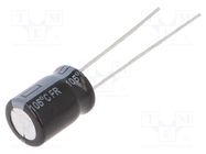 Capacitor: electrolytic; low ESR; THT; 220uF; 25VDC; Ø8x11.5mm PANASONIC