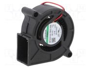 Fan: DC; blower; 12VDC; 50x50x20mm; 8.68m3/h; 30dBA; Vapo; 4650rpm SUNON