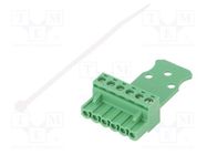 Pluggable terminal block; 5.08mm; ways: 6; straight; plug; female PHOENIX CONTACT