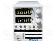 Power supply: programmable laboratory; Ch: 1; 0÷100VDC; 0÷4A; 400W TDK-LAMBDA