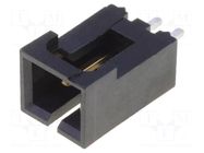 Connector: wire-board; socket; male; PIN: 2; SL; straight; THT MOLEX