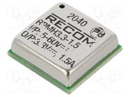 Converter: DC/DC; Uin: 5÷60VDC; Uout: 3.3VDC; Iout: 1.5A; SMT RECOM