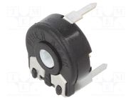 Potentiometer: mounting; single turn,horizontal; 500kΩ; 150mW PIHER