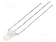 LED; red/yellow-green; 5mm; 60°; Front: convex; 1.8÷2.6/1.8÷2.6VDC OPTOSUPPLY