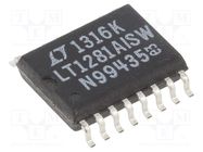 IC: interface; transceiver; full duplex,RS232; 2Mbps; SO16-W; 10kV Analog Devices