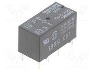 Relay: electromagnetic; DPDT; Ucoil: 9VDC; Icontacts max: 2A; G5V-2 OMRON Electronic Components