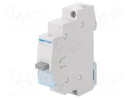 Module: pushbutton switch; 230VAC; 16A; for DIN rail mounting HAGER