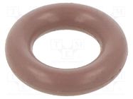 O-ring gasket; FPM; Thk: 2.5mm; Øint: 6mm; brown; -20÷200°C 