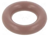 O-ring gasket; FPM; Thk: 2.5mm; Øint: 6mm; brown; -20÷200°C ORING USZCZELNIENIA TECHNICZNE