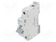 Circuit breaker; 230/400VAC; Inom: 16A; Poles: 1; Charact: D; 10kA HAGER