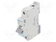 Circuit breaker; 230/400VAC; Inom: 16A; Poles: 1; Charact: C; 10kA HAGER