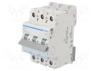 Circuit breaker; 230/400VAC; Inom: 20A; Poles: 3; Charact: B; 10kA HAGER