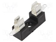 Fuse holder; cylindrical fuses; 5x20mm; -20÷85°C; 6.3A; UL94V-0 BULGIN