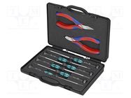 Kit: general purpose; bag; 8pcs. KNIPEX