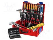 Kit: general purpose; case; 52pcs. KNIPEX