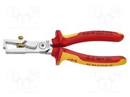 Stripping tool; 5mm; 7AWG; 10mm2; Wire: round; 1kVAC; insulated KNIPEX