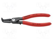 Pliers; for circlip; internal; 19÷60mm; Pliers len: 165mm; angular KNIPEX