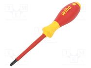 Screwdriver; insulated; PlusMinus cross PH-type; SL/PH2; 1kVAC WIHA