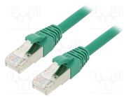 Patch cord; ETHERLINE® Cat.6a,S/FTP; 6a; stranded; Cu; LSZH; green LAPP