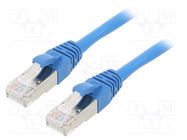 Patch cord; ETHERLINE® Cat.6a,S/FTP; 6a; stranded; Cu; LSZH; blue LAPP