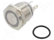 Switch: vandal resistant; Pos: 2; SPST-NO; 0.5A/220VAC; 2A/36VDC ONPOW