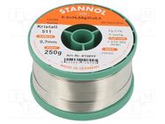 Tin; lead free; Sn96,5Ag3Cu0,5; 0.7mm; 0.25kg; reel; 217÷220°C STANNOL