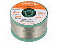 Tin; lead free; Sn96,5Ag3Cu0,5; 0.3mm; 0.25kg; reel; 217÷220°C 