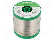 Tin; lead free; Sn99,3Cu0,7; 0.7mm; 0.5kg; reel; 227°C; Flux: SW32 STANNOL