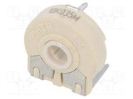 Potentiometer: mounting; single turn,horizontal; 10kΩ; 500mW PIHER