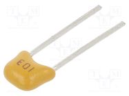 Capacitor: ceramic; 10nF; 50V; X7R; ±10%; THT; 2.54mm SR PASSIVES