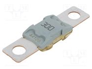 Fuse: fuse; 300A; 32VDC; M8 screw; automotive; 67.3mm; copper; BF2 LITTELFUSE