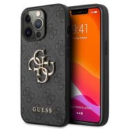 Guess GUHCP13X4GMGGR iPhone 13 Pro Max 6.7&quot; grey/grey hardcase 4G Big Metal Logo, Guess