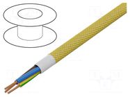 Wire; H03VV-F,OMY; 3G0.75mm2; round; stranded; Cu; PVC; textile ESPE