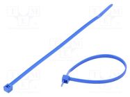 Cable tie; L: 150mm; W: 3.5mm; polyamide; 135N; blue; Ømax: 35mm; T30R 