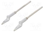 Tip; flat; 2mm; for soldering station; 2pcs. ERSA