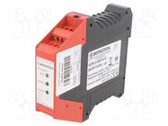 Module: safety relay; 24VAC; 24VDC; for DIN rail mounting; SCR ON BERNSTEIN AG