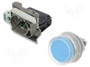 Switch: push-button; 22mm; NO; blue; none; 3A/240VAC; 0.55A/125VDC SCHNEIDER ELECTRIC