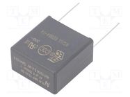 Capacitor: polypropylene; Y2; R41-T; 470nF; 32x33x18mm; THT; ±10% KEMET