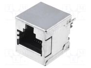 Connector: RJ45; socket; PIN: 8; Cat: 5e; shielded; gold-plated; THT MOLEX