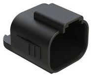 PROTECTIVE CAP, 4POS, PLUG, BLACK