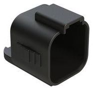 PROTECTIVE CAP, 6POS, PLUG, BLACK