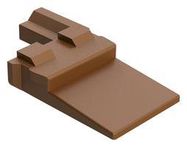 WEDGELOCK, BROWN, THERMOPLASTIC, 2POS