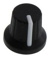 CONTROL KNOB, TPE, D-SHAFT, 16MM