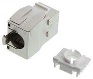 RJ45 CONN, KEYSTONE JACK, 8P8C, 1PORT