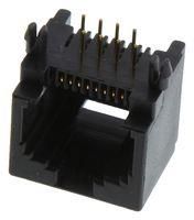 RJ45 CONN, R/A, JACK, 8P8C, 1PORT