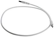 USB CABLE, 3.0 A PLUG-C PLUG, WHT, 29.6"