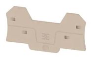 END PLATE, 3.05"X1.59"X0.083, DARK BEIGE