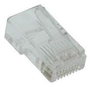 CAT5E RJ45 MODULAR PLUG, 8 POSITION, 1 PORT