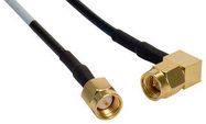 RF CABLE ASSEMBLY, SMA PLUG, 1 