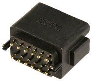 RECTANGULAR CONN, RCPT, 12POS, PCB, BLK